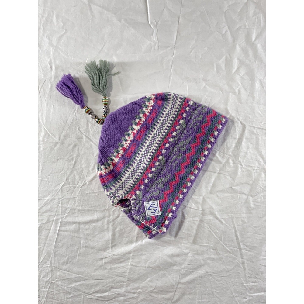 Murray Merkley Women's Ponytail Winter Beanie Hat Pure Virgin Wool